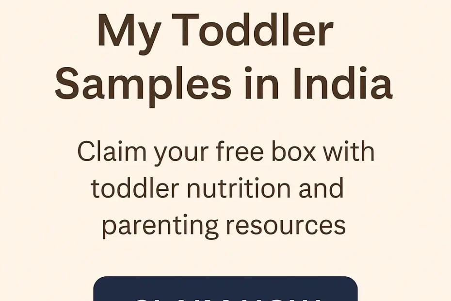 Nestle My Toddler free sample India, ceregrow free sample